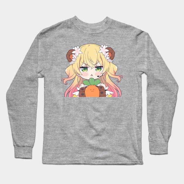 Momosuzu Nene Tsundere Long Sleeve T-Shirt by Ghazinagato